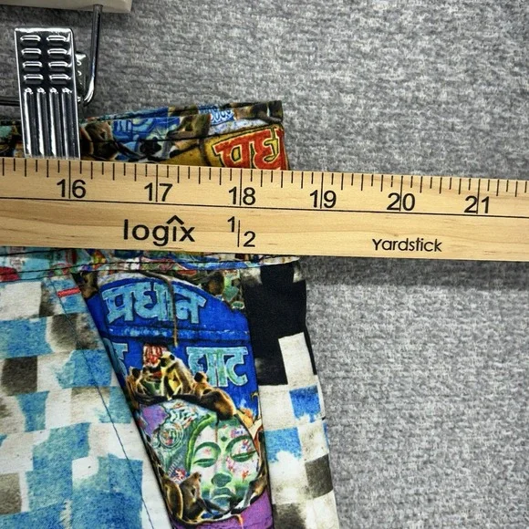 Robert Graham Swim Trunks Men Size 36 Lined Drawstrings Geometric Beach - Picture 7 of 8